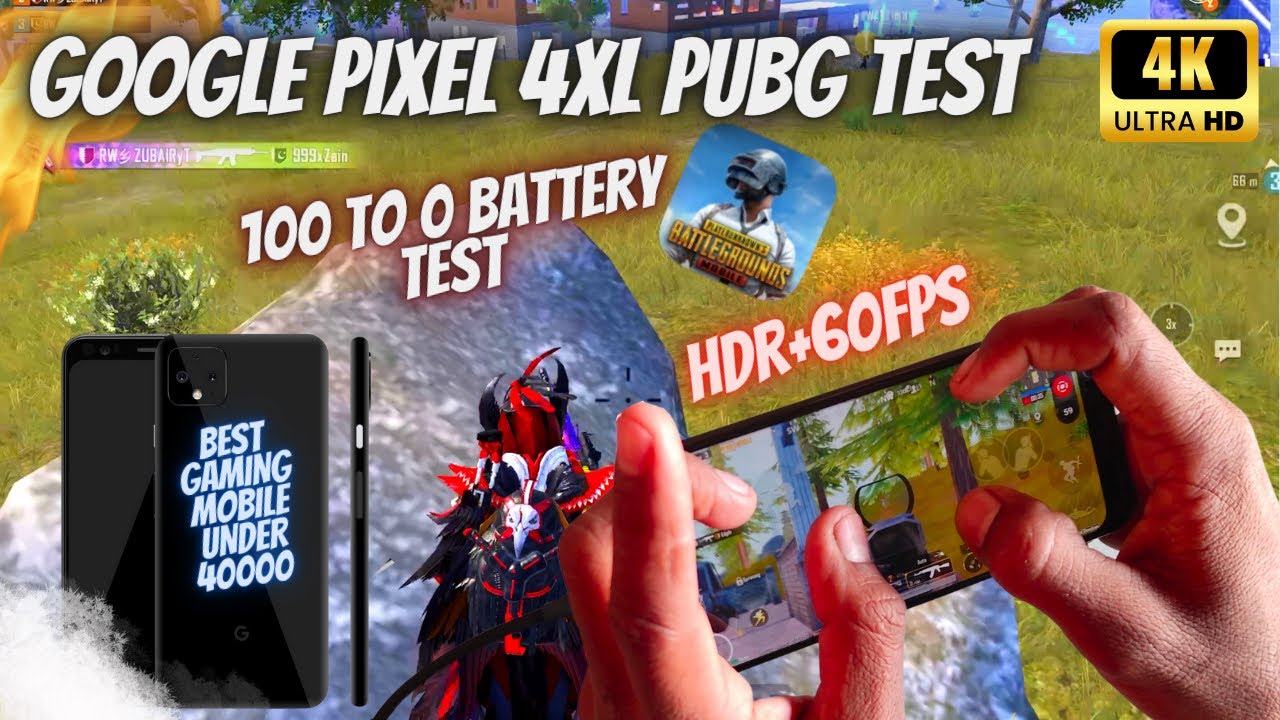 Google Pixel 4XL Pubg Test, Heating and Battery Test | Google Pixel 4xl Full Battery Test on Pubg