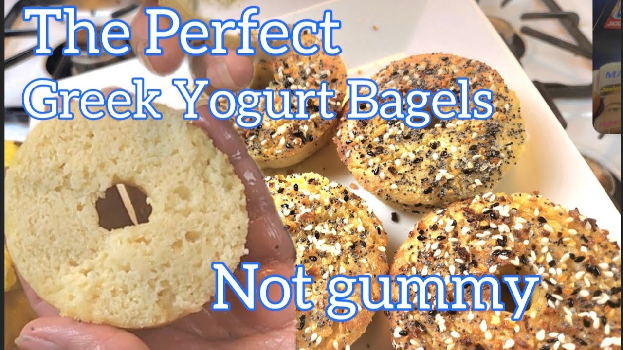 Perfect Greek Yogurt Almond Flour Bagels !!!