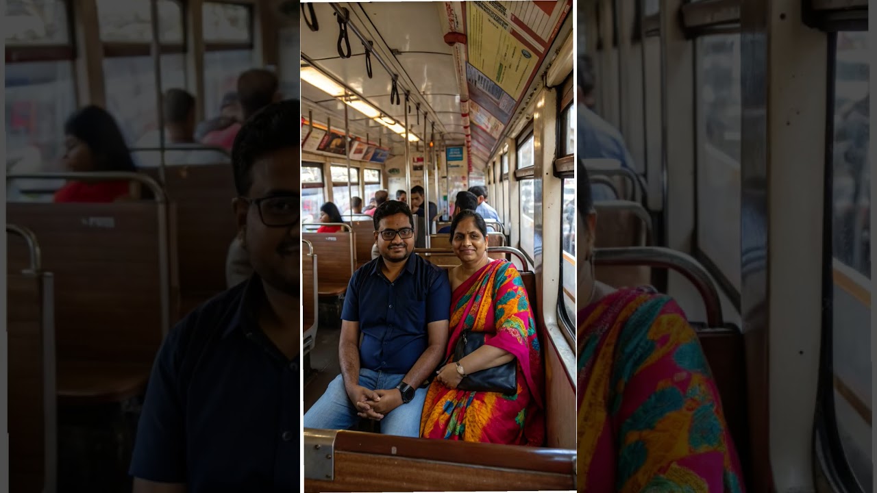 Mumbai local train couple 