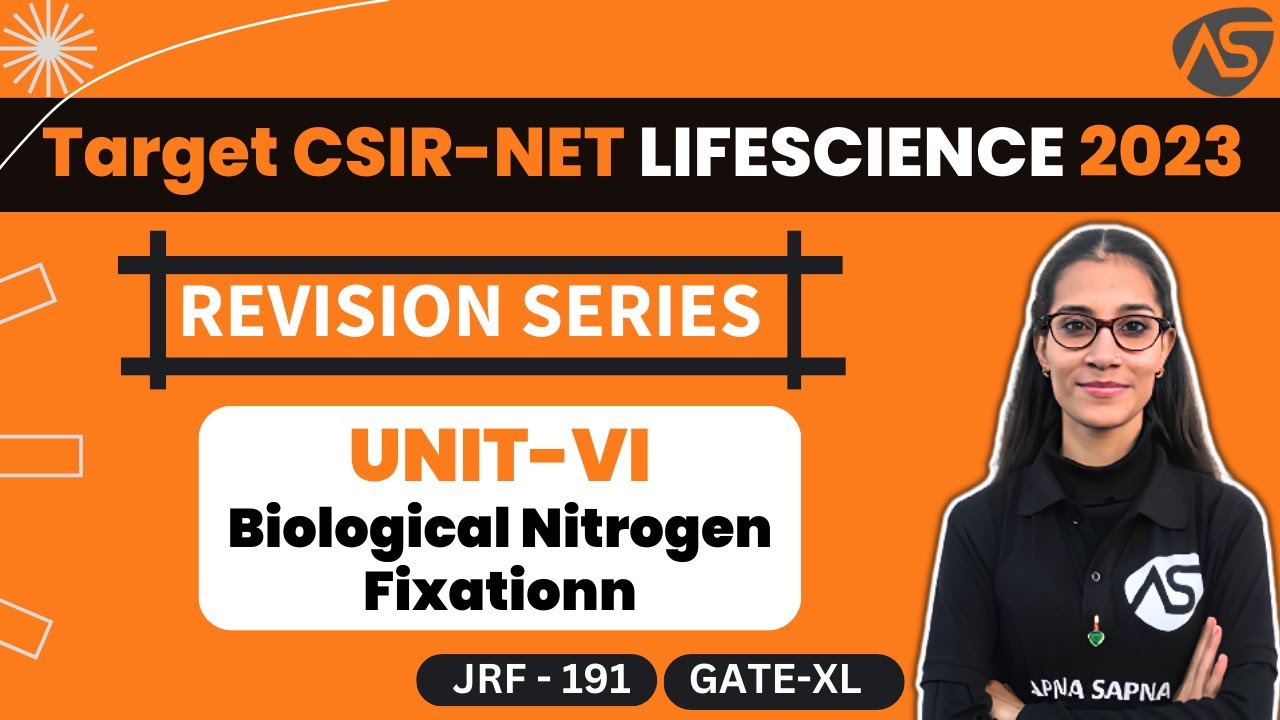 Biological Nitrogen Fixation || Revision Series || CSIR-NET LIFESCIENCE 2023