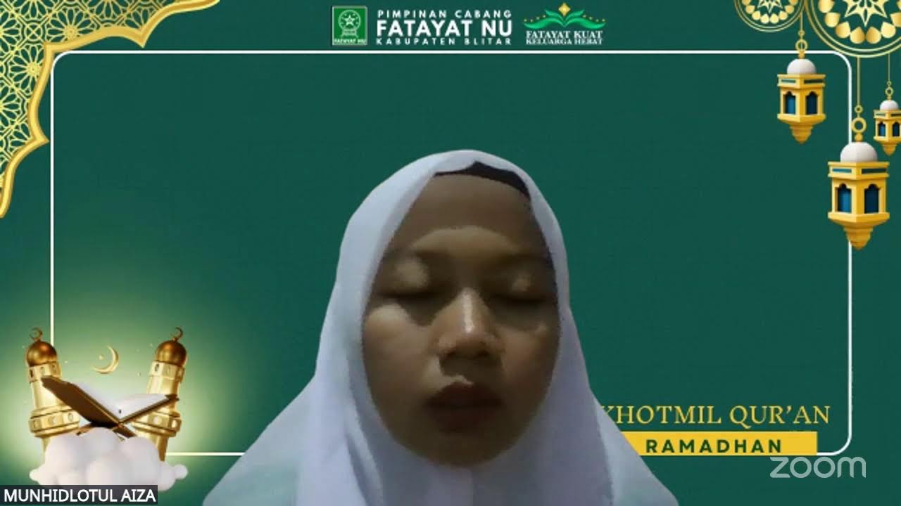 Khotmil Qur'an (Juz 19) dan Tahlil PC Fatayat NU x Ning Munhidlotul Aizah