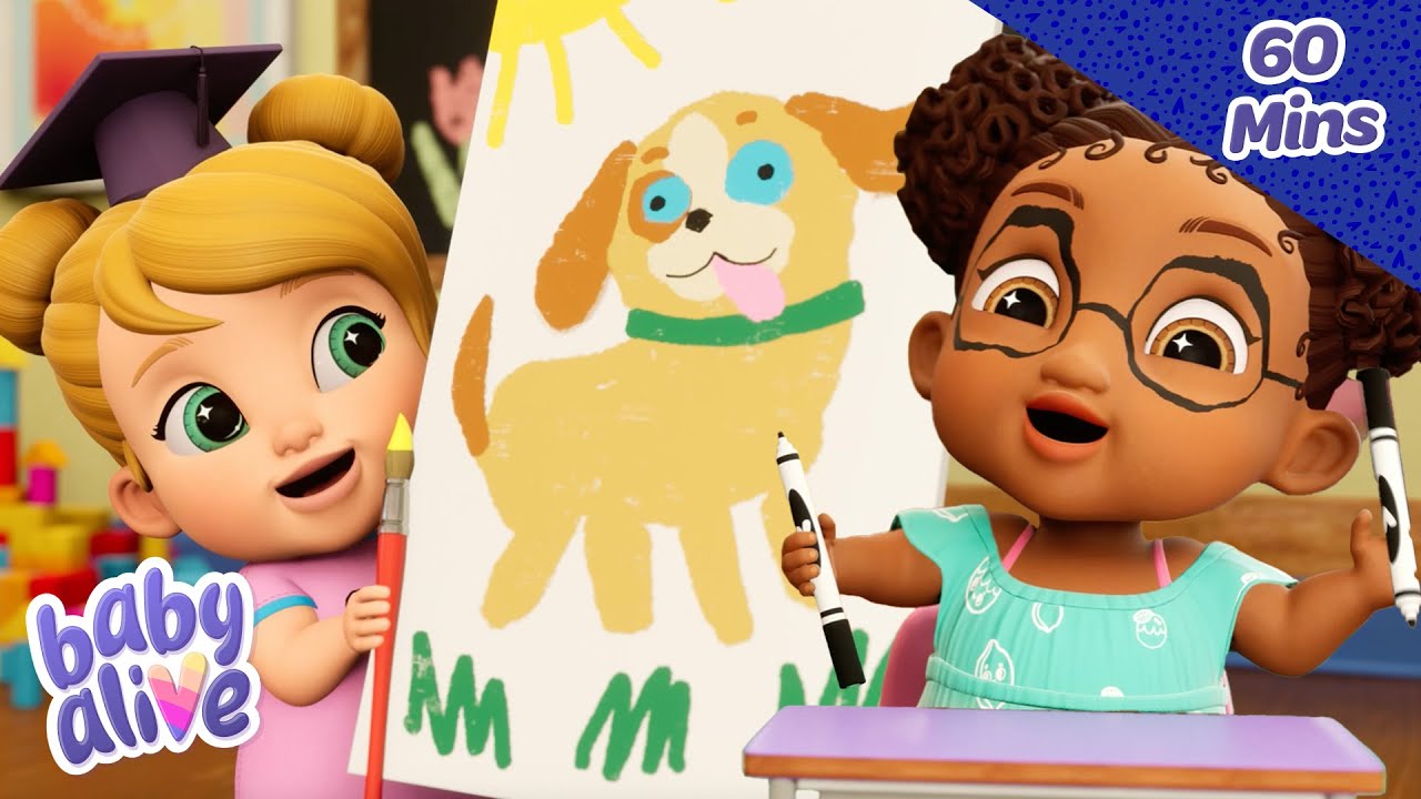 Babies go to school!! 📖| Kids Cartoon | Full Episodes | Animation for Kids | Baby Alive Official 🍼👶🏼