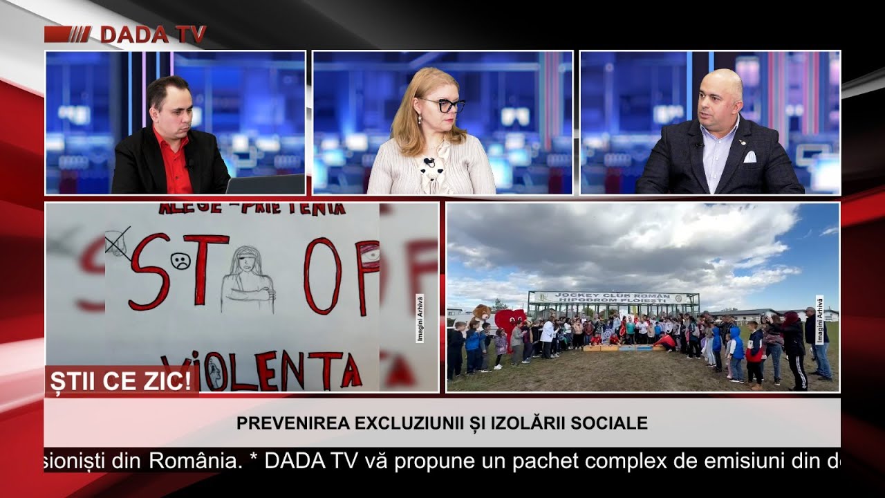 DADA TV: VIOLENȚA – O PROBLEMĂ CARE CERE SOLUȚII URGENTE