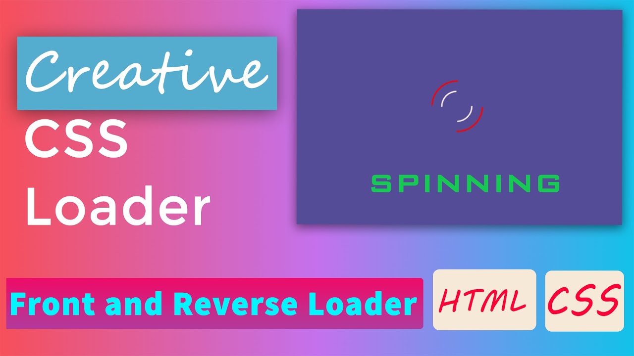Creating: Mind Blowing CSS Loading Animation Effect | Easy | Fast!