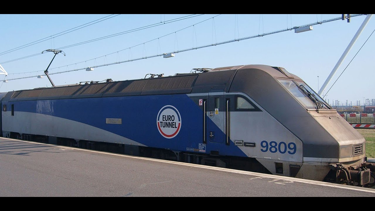 le shuttle Eurotunnel UK Folkestone to Calais