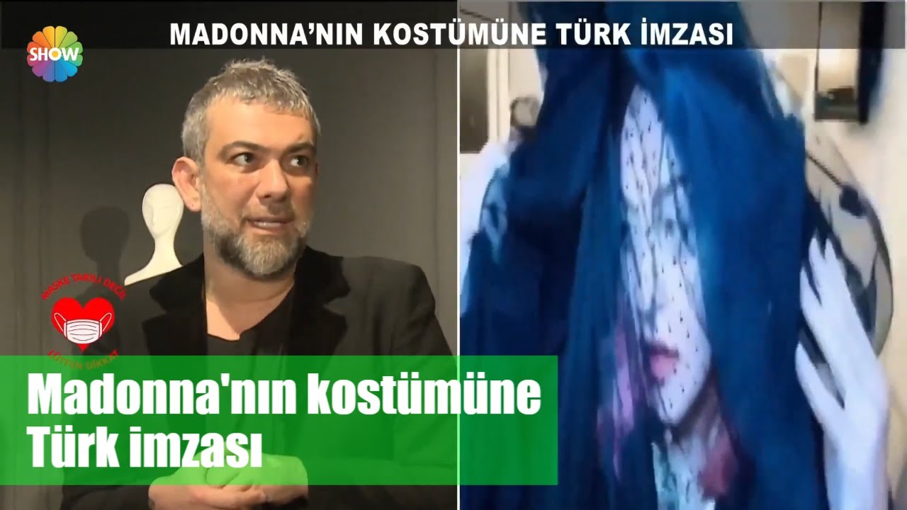 Madonna'nın kostümüne Türk imzası
