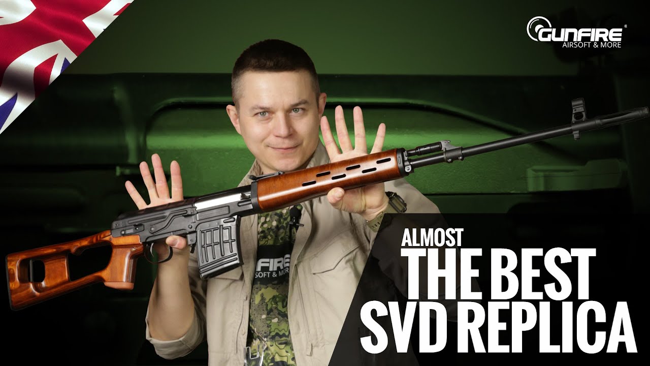 Steel and wood legendary SVD AEG by LCT - GunfireTV Airsoft review
