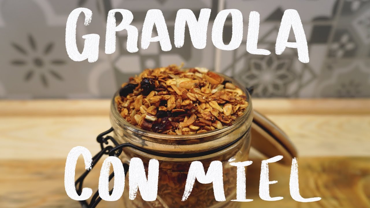 🔥 PREPARA GRANOLA CASERO con MIEL en el HORNO - receta fácil 🍯 | FonQui