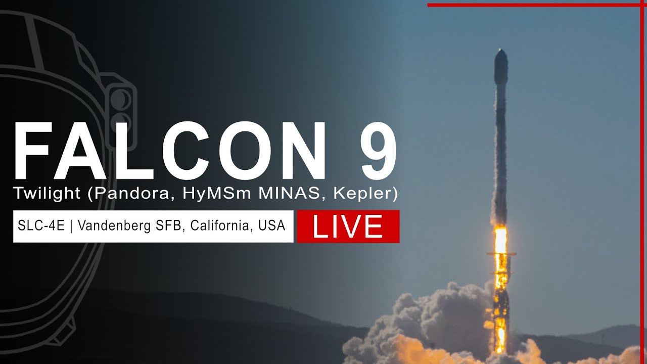 SpaceX Launches Twilight (Pandora & Others) Mission from SLC-4E Vandenberg, California