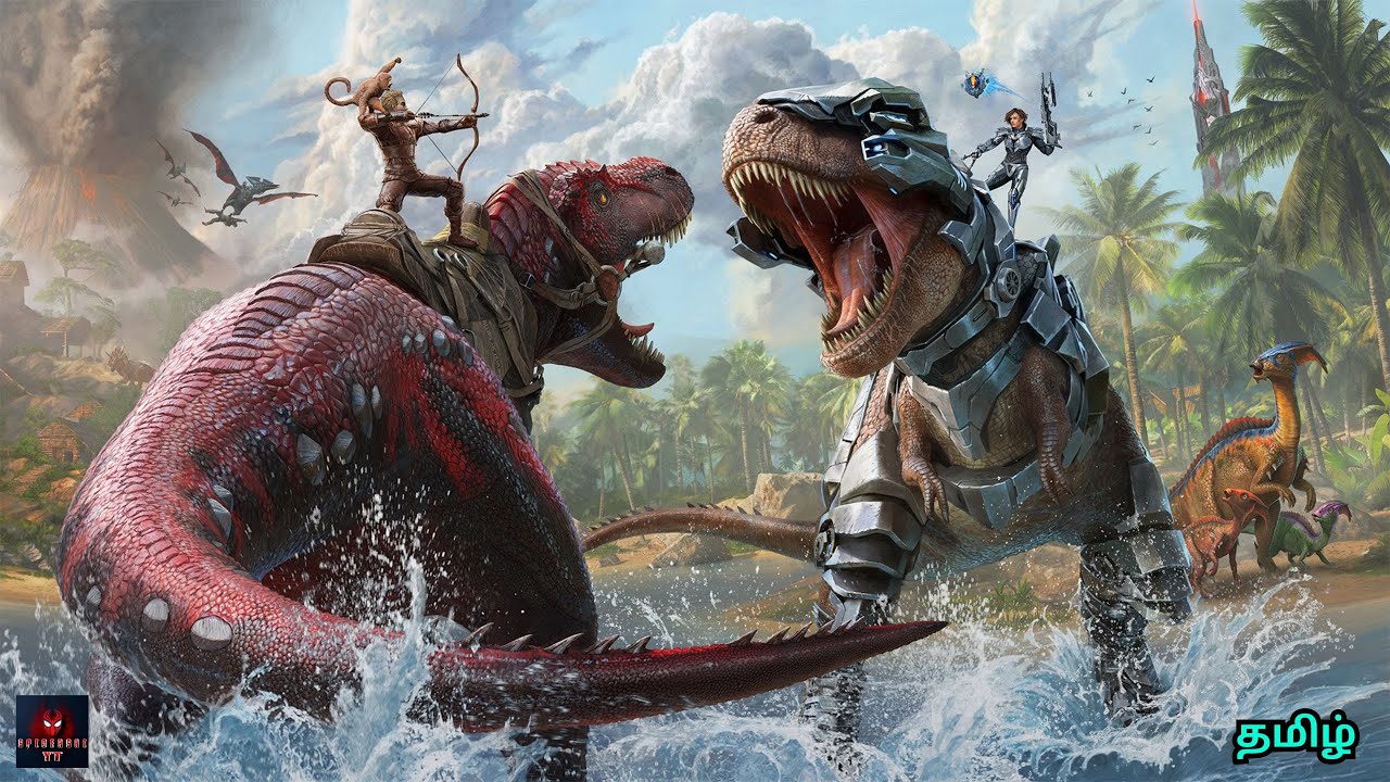 🔴|once more return to jungle life and return to story mod day 4| #spidersriyt #ARK #TAMILGAMPLAY