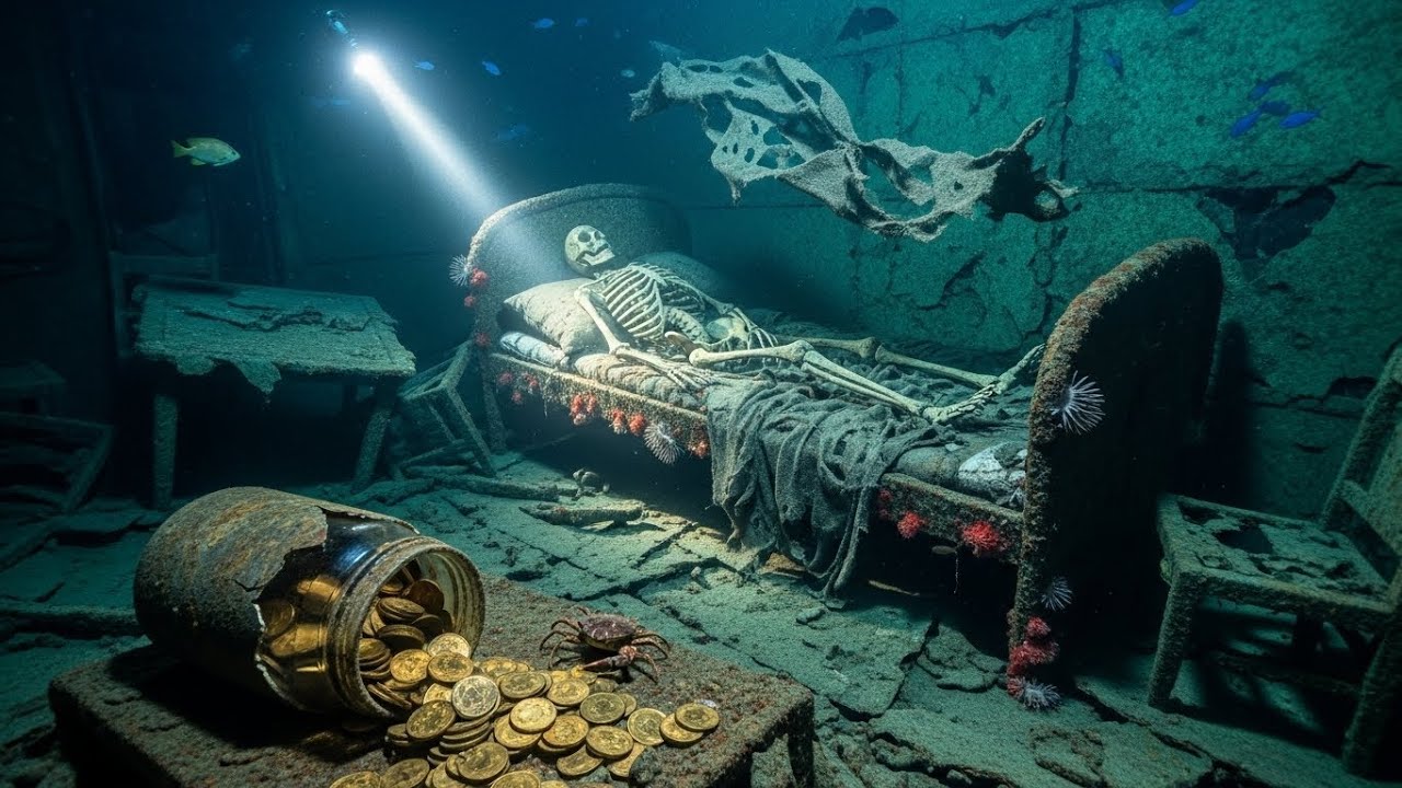 Bones and gold discovered in the Titanic: Unreleased images after 113 years.