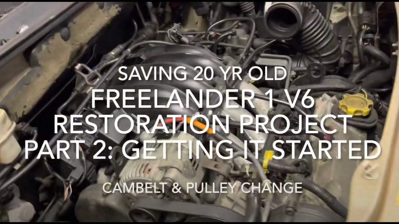 Freelander V6 Restoration Part 2 Cambelt (!), Pulleys, Starting