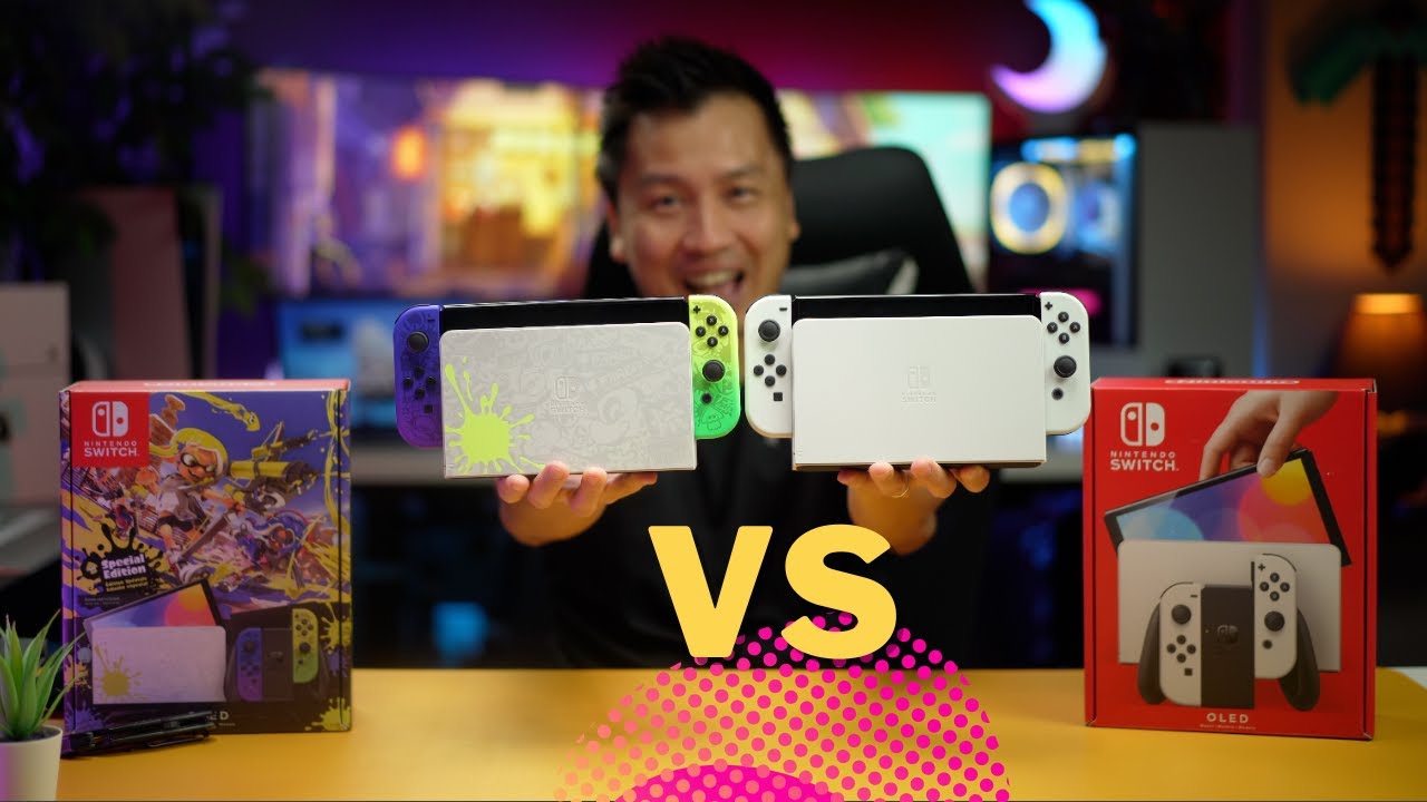 РАСПАКОВКА НОВОЙ Nintendo Switch OLED Splatoon 3 Edition против СТАРОЙ OLED
