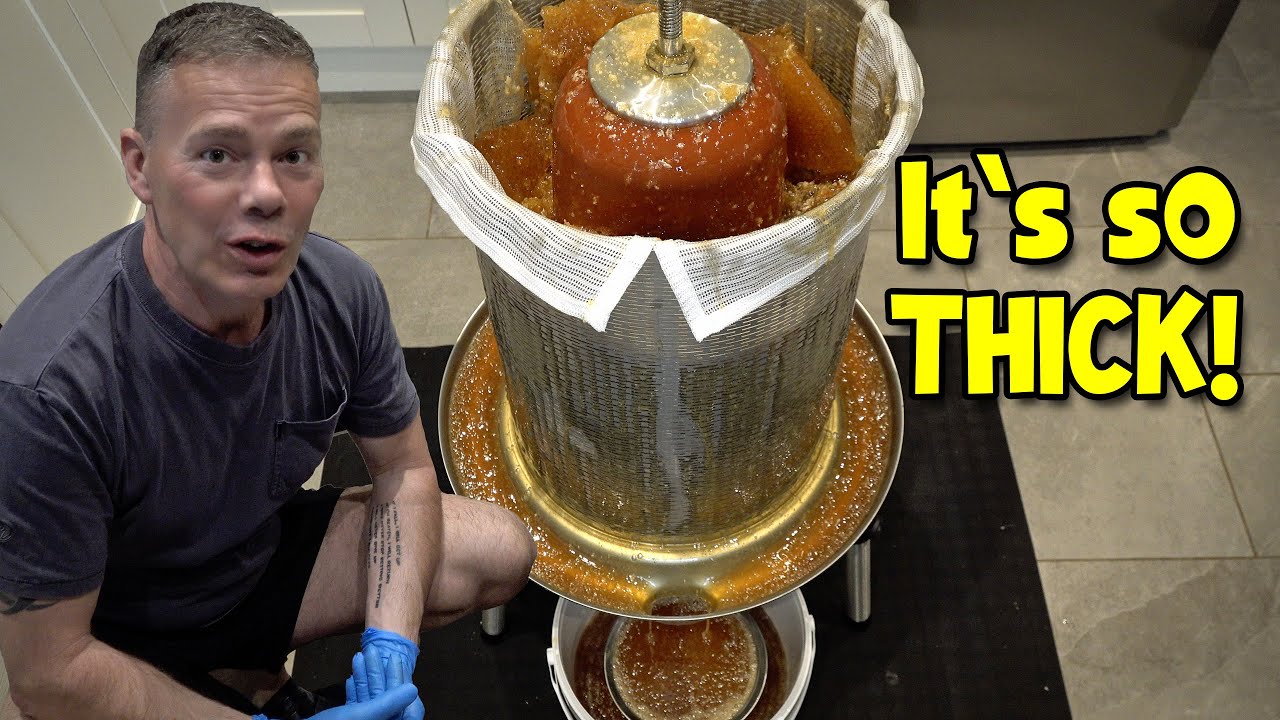 How Much Heather Honey Can I Extract Using a Hydropress?  Ep. 260.