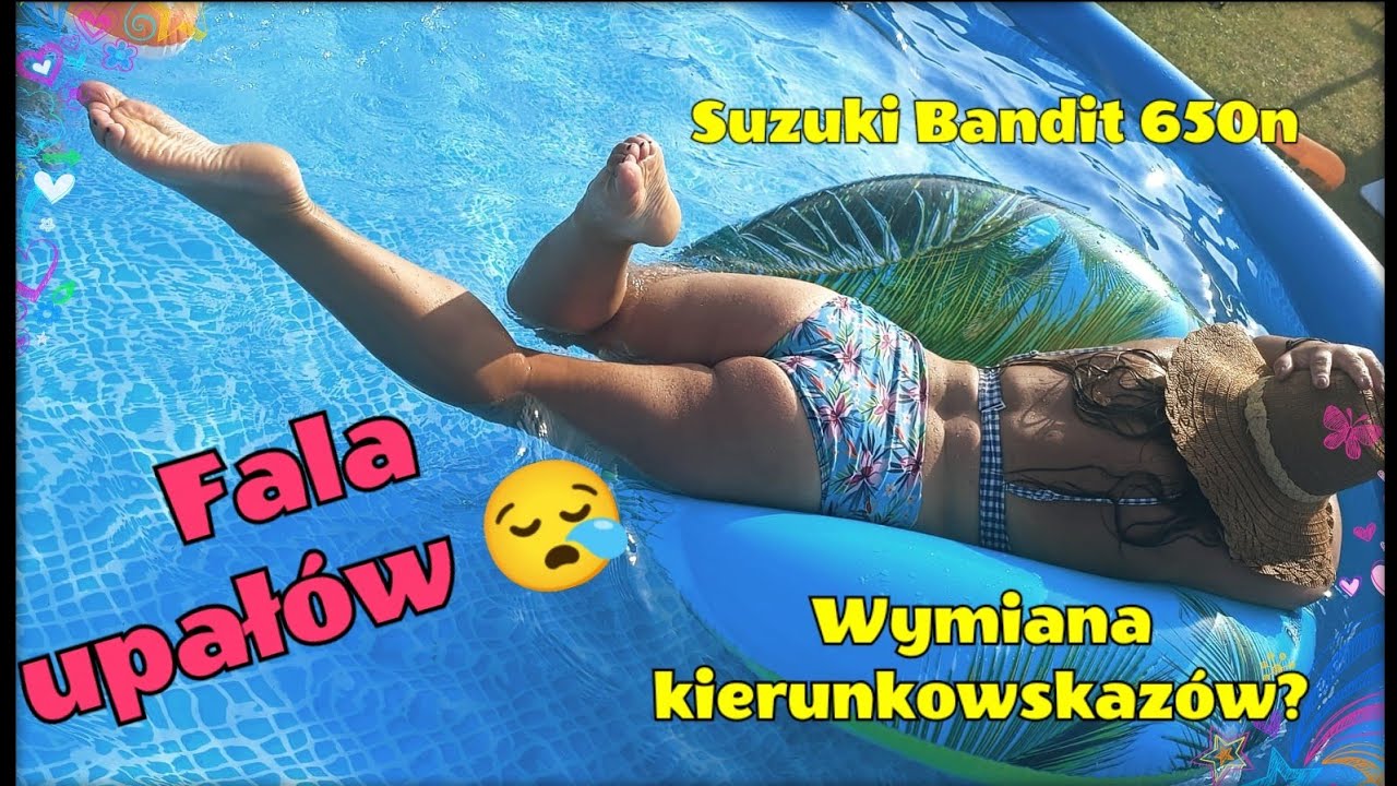 Fala upałów na Kaszubach 💥| Wymieniać kierunkowskaz czy nie?🤔| Suzuki Bandit 650n 🥰