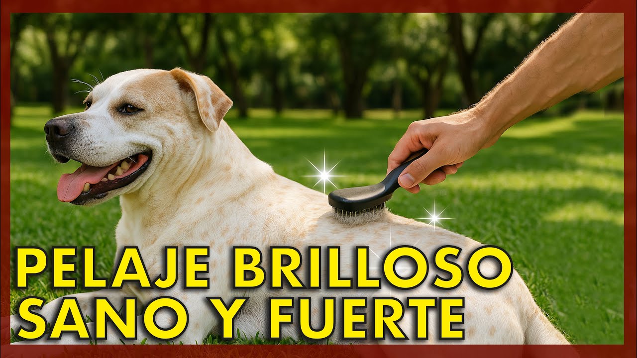 🐕 Cómo mejorar el pelaje de tu perro: brillo, fuerza y menos caída