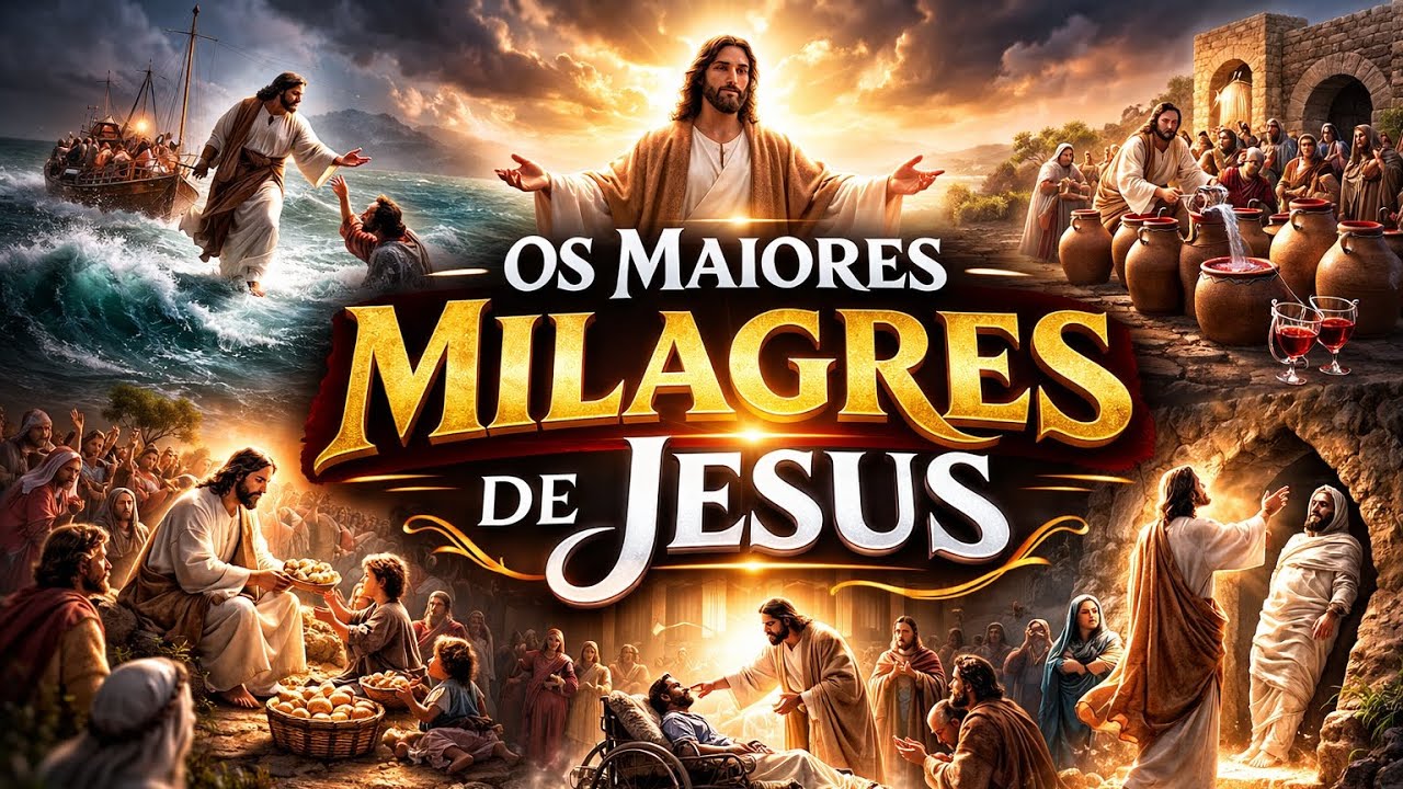 OS 5 MAIORES MILAGRES DE JESUS QUE AINDA IMPRESSIONAM O MUNDO!