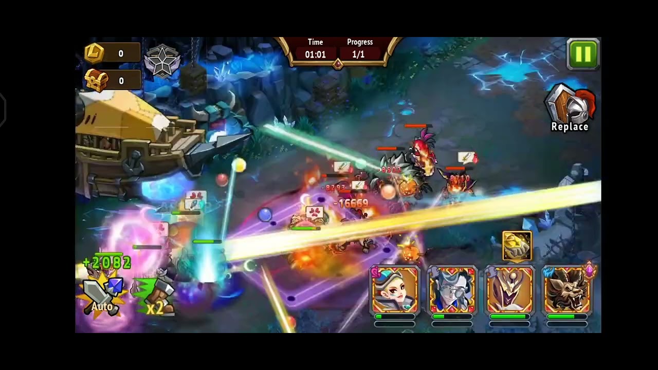 Magic Rush Elite Dungeon 69 Alma.. lv97