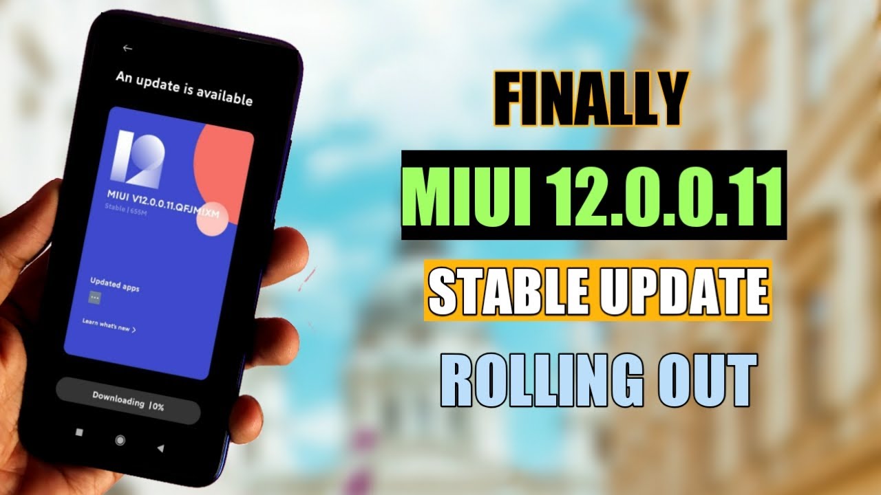 Miui 12.0.0.11 stable update rolling out Finally Only
