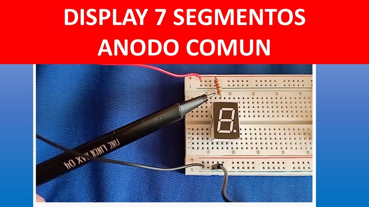 DISPLAY 7 SEGMENTOS ANODO COMUN