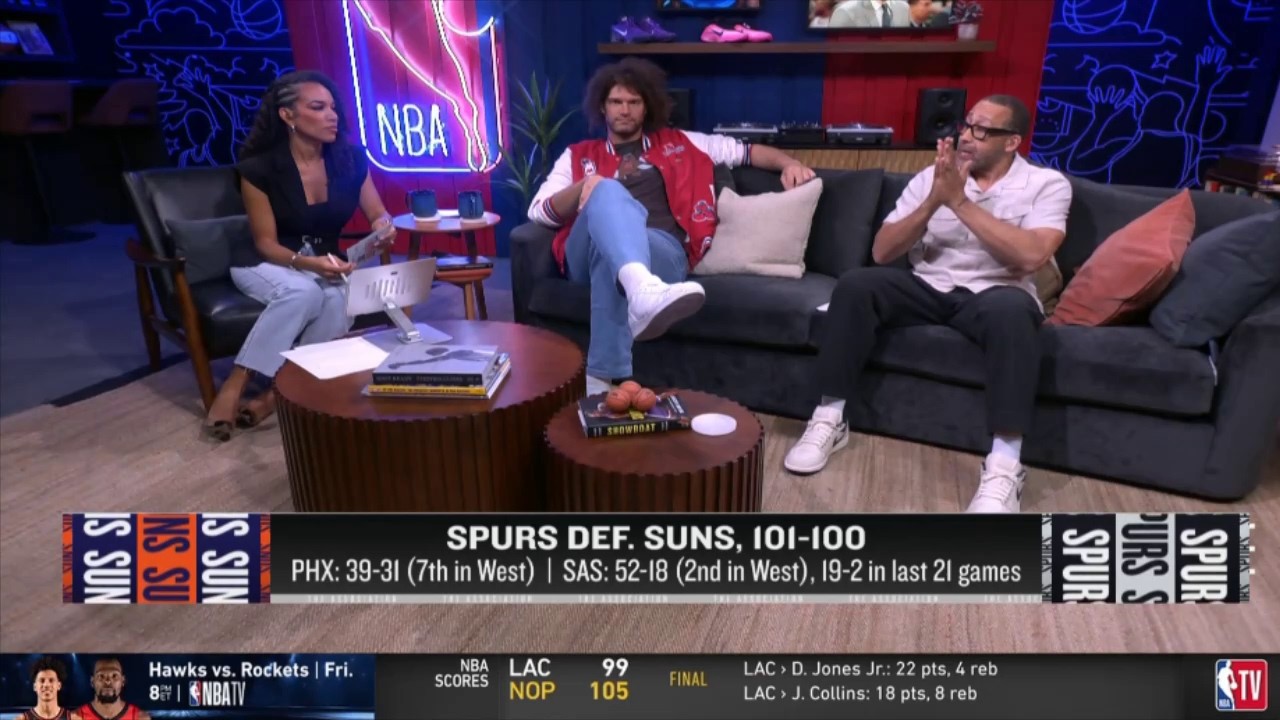 Wembanyama is UNREAL! - NBA Gametime reacts to Spurs beating the Suns 101-100 to clinch the playoffs