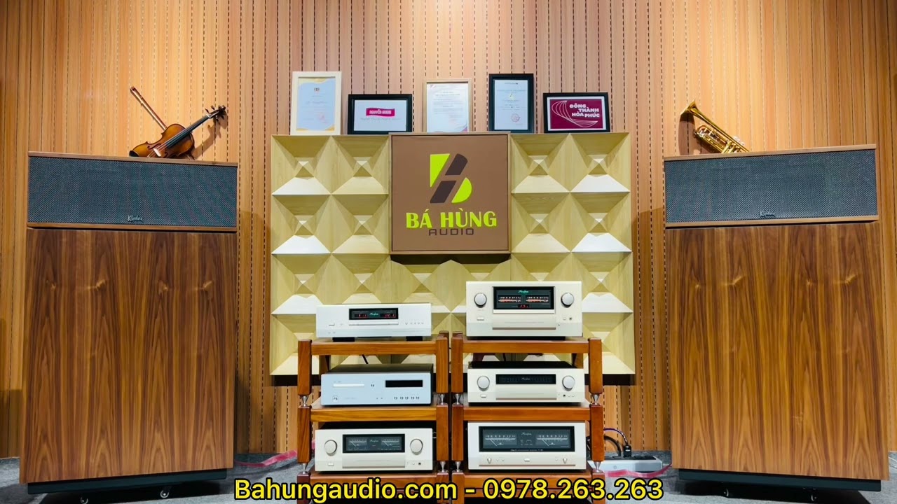 Đỉnh cao chất âm loa kèn - Loa Klipsch Horn AK6 - Amply Accuphase E-800