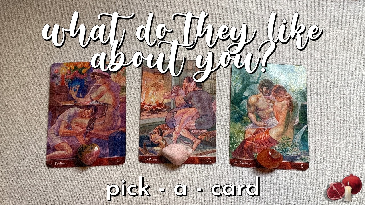 😍 WHAT do they LIKE about YOU? 🌹💋 | pick a card 🔮✨ #tarot 