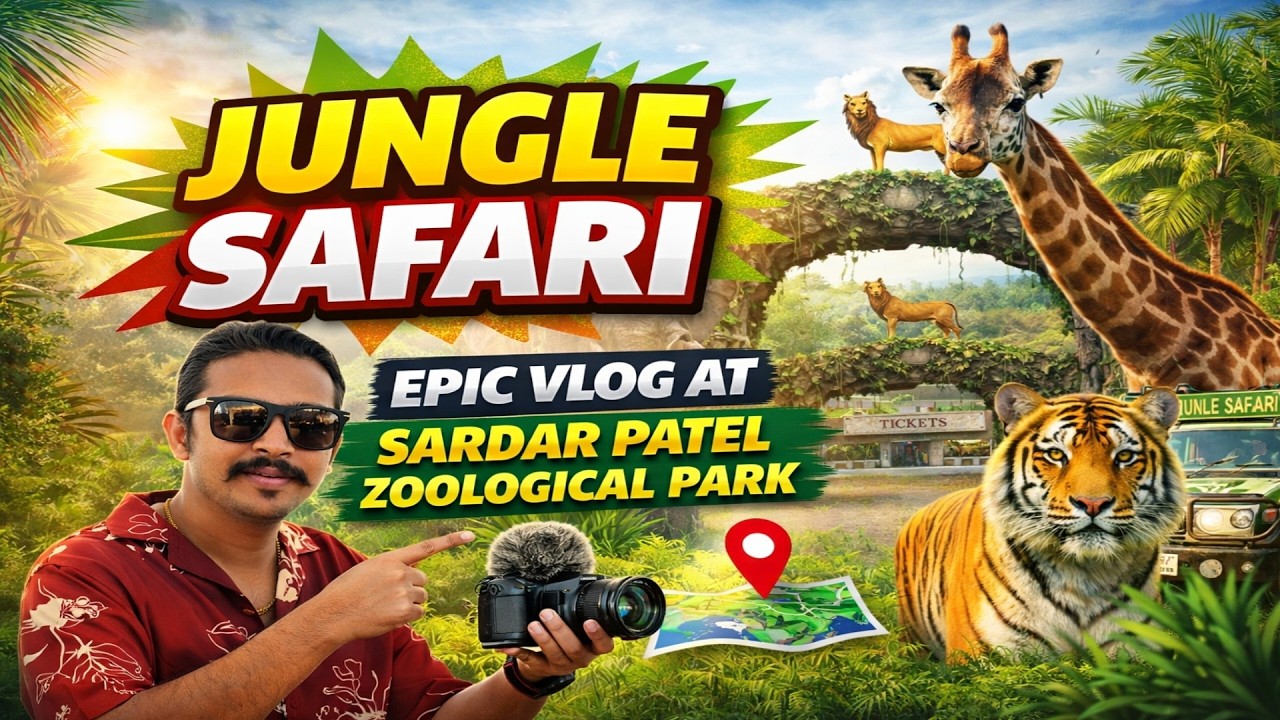 Statue of Unity Jungle Safari 🦁 | Worth Visiting? | Sardar Patel Zoological Park