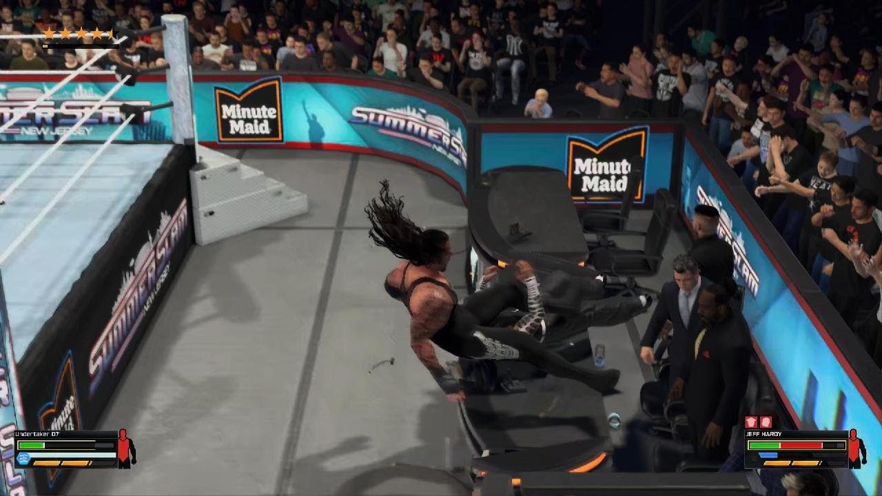 WWE 2K26 Андертейкер против Джеффа Харди