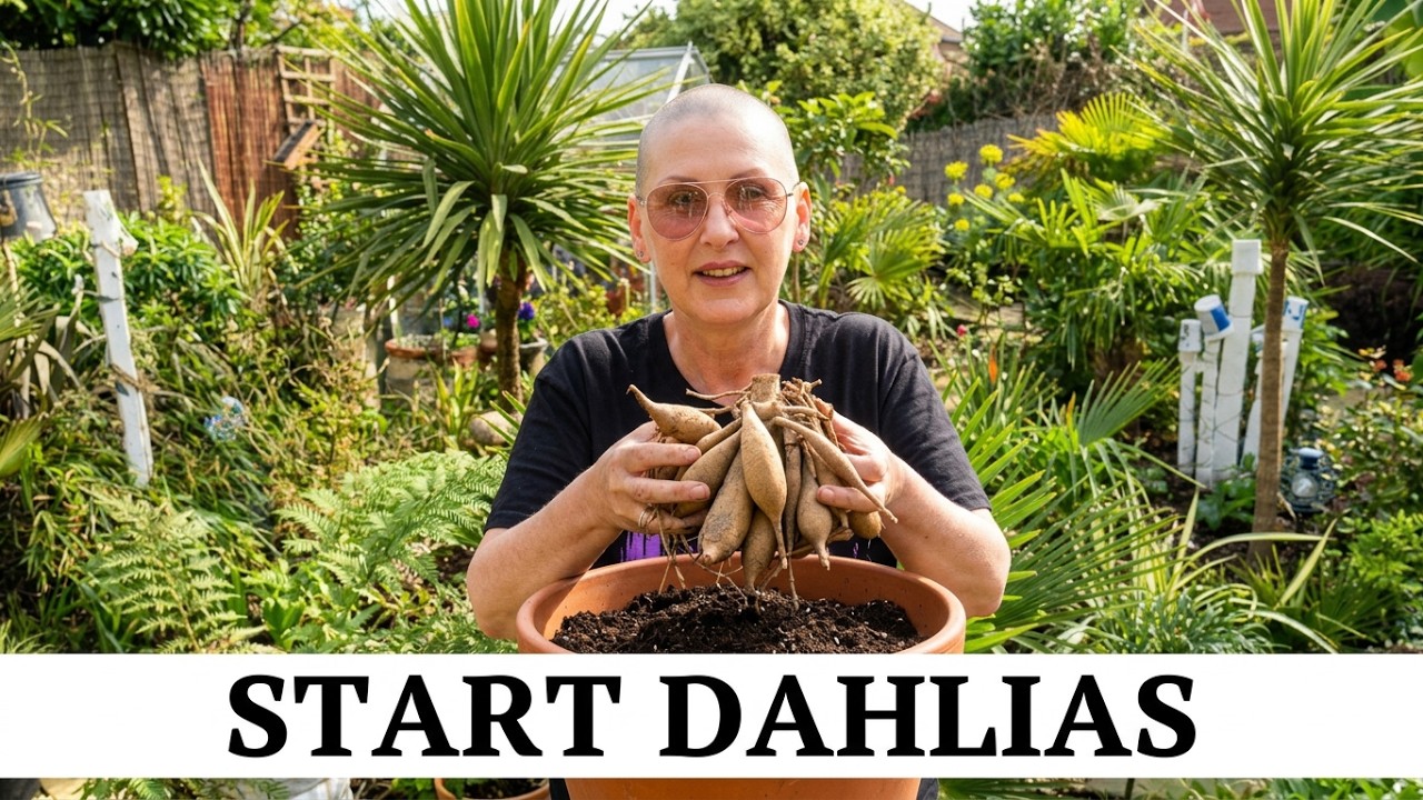 96. How To Start Dahlia Tubers in Pots 