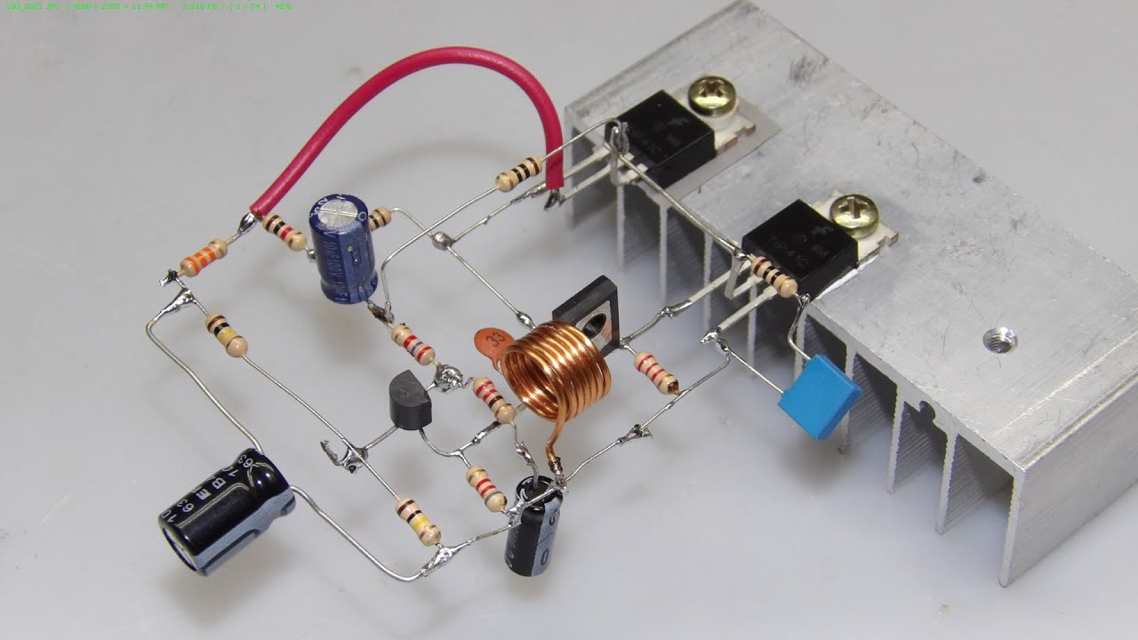 O Que dá pra Fazer com 2 TIP41? #1 - Amp Classe A com Qualidade de som HI-End!