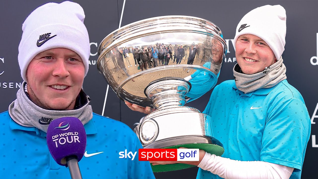 Bob MacIntyre REACTS to winning Alfred Dunhill Links Championship 🏆