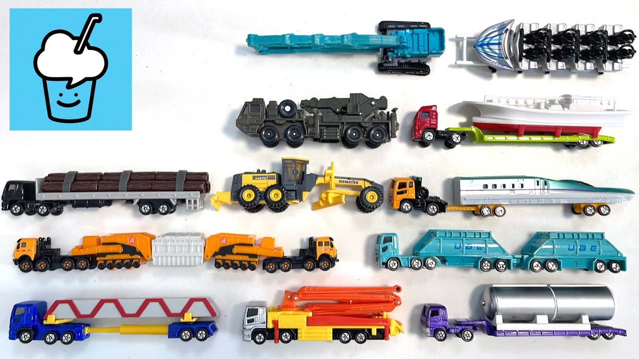Tomica long vehicles collection Roller Coaster Ship Transporter Truck