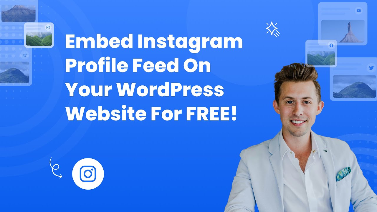 How to embed Instagram Profile Feed on WordPress? #embed #free #instagram #profile