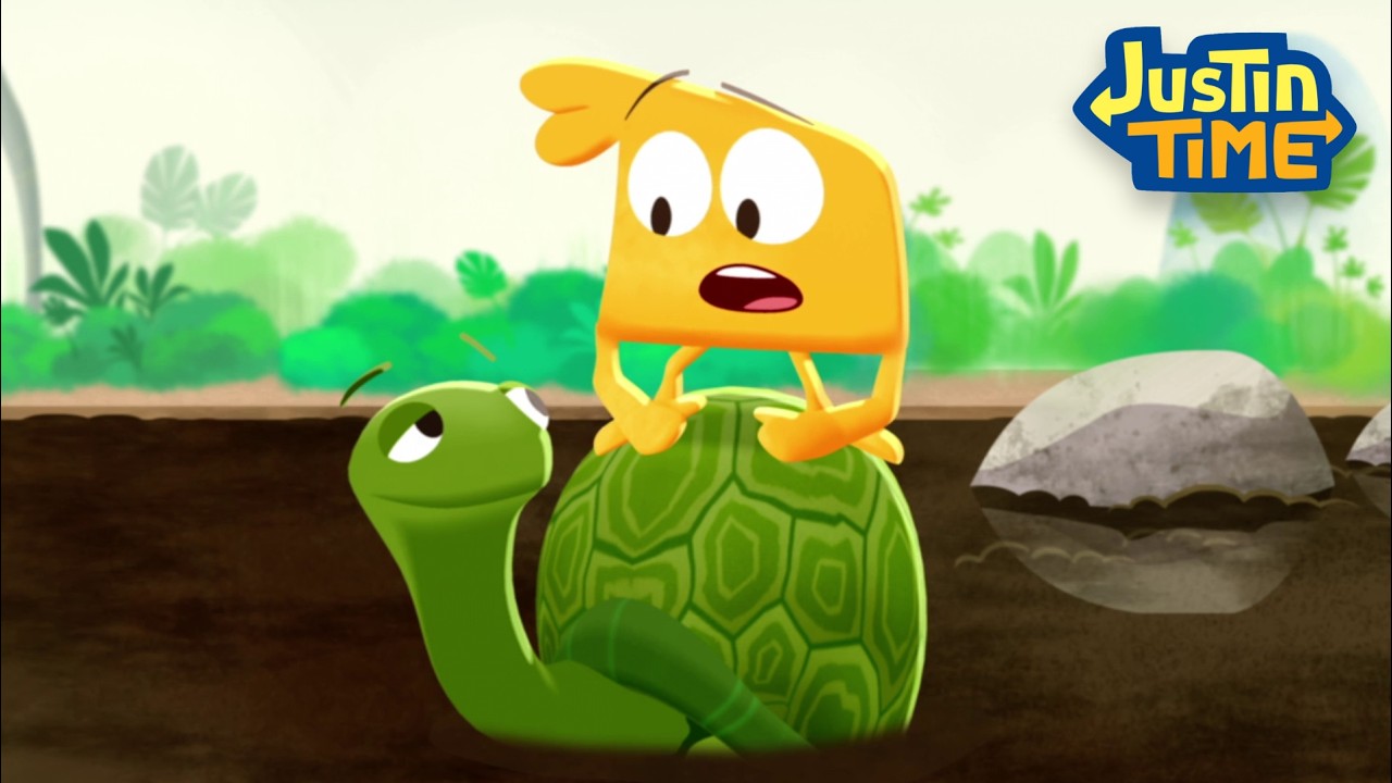 Turtle Friends! 🐢🌱 | Justin Time Full Episode! | Guru Kids