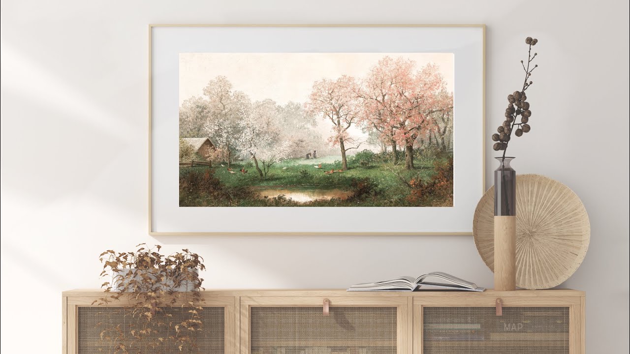 SPRING VINTAGE LANDSCAPES | Turn your TV into Art | Vintage Art Slideshow | Landscape Paintings |1Hr