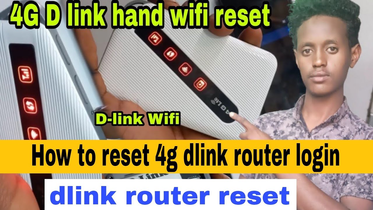 How to Reset dlink WIFI router