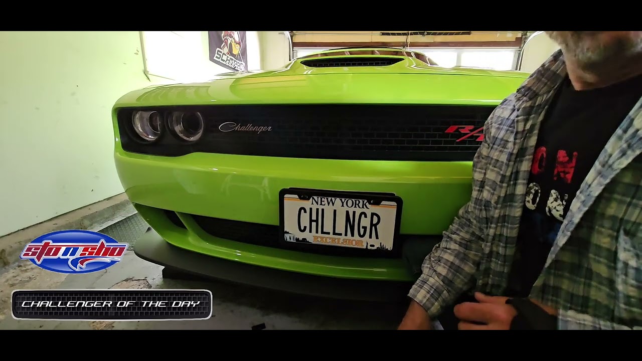Loving my Sto N Sho quick mount & release upper front license plate bracket!! #ChallengeroftheDay