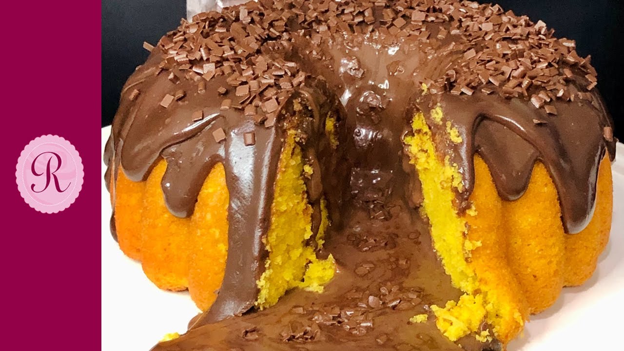 BOLO DE CENOURA DELICIOSO! BOLO, MACIO, FOFINHO E MOLHADINHO!
