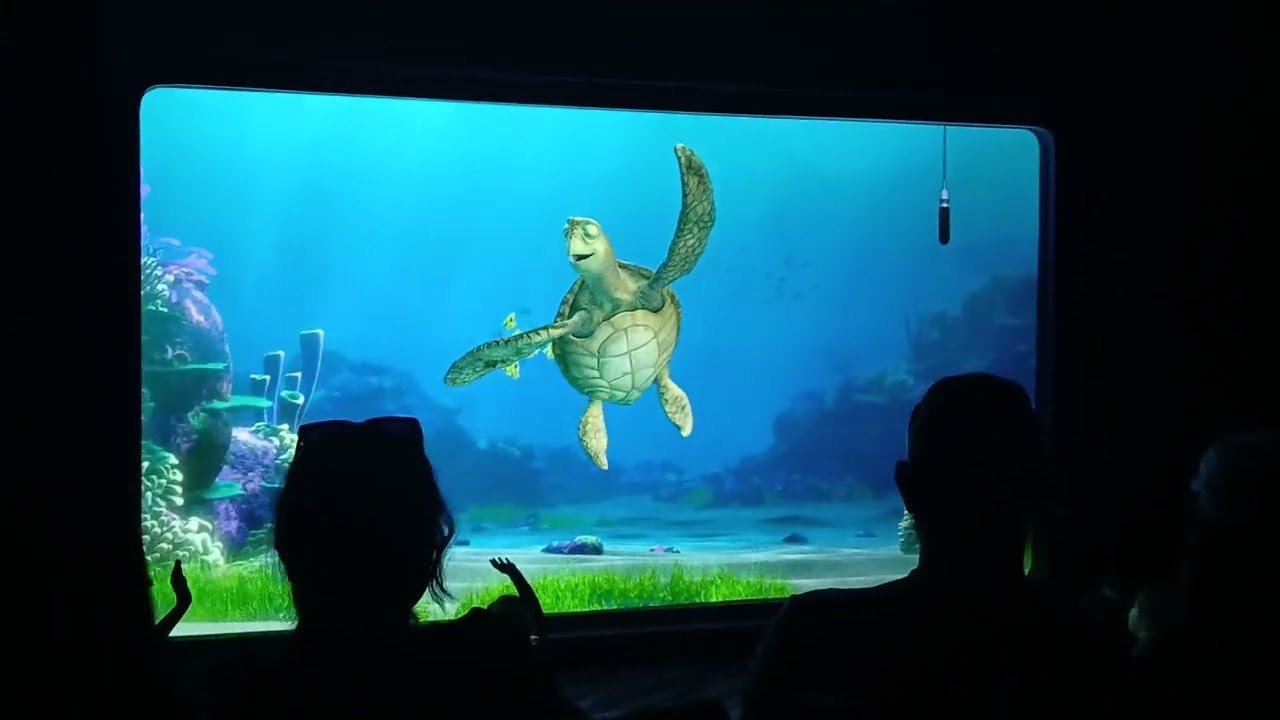 Turtle Talk With Crush At Disney California Adventure! (FULL POV)