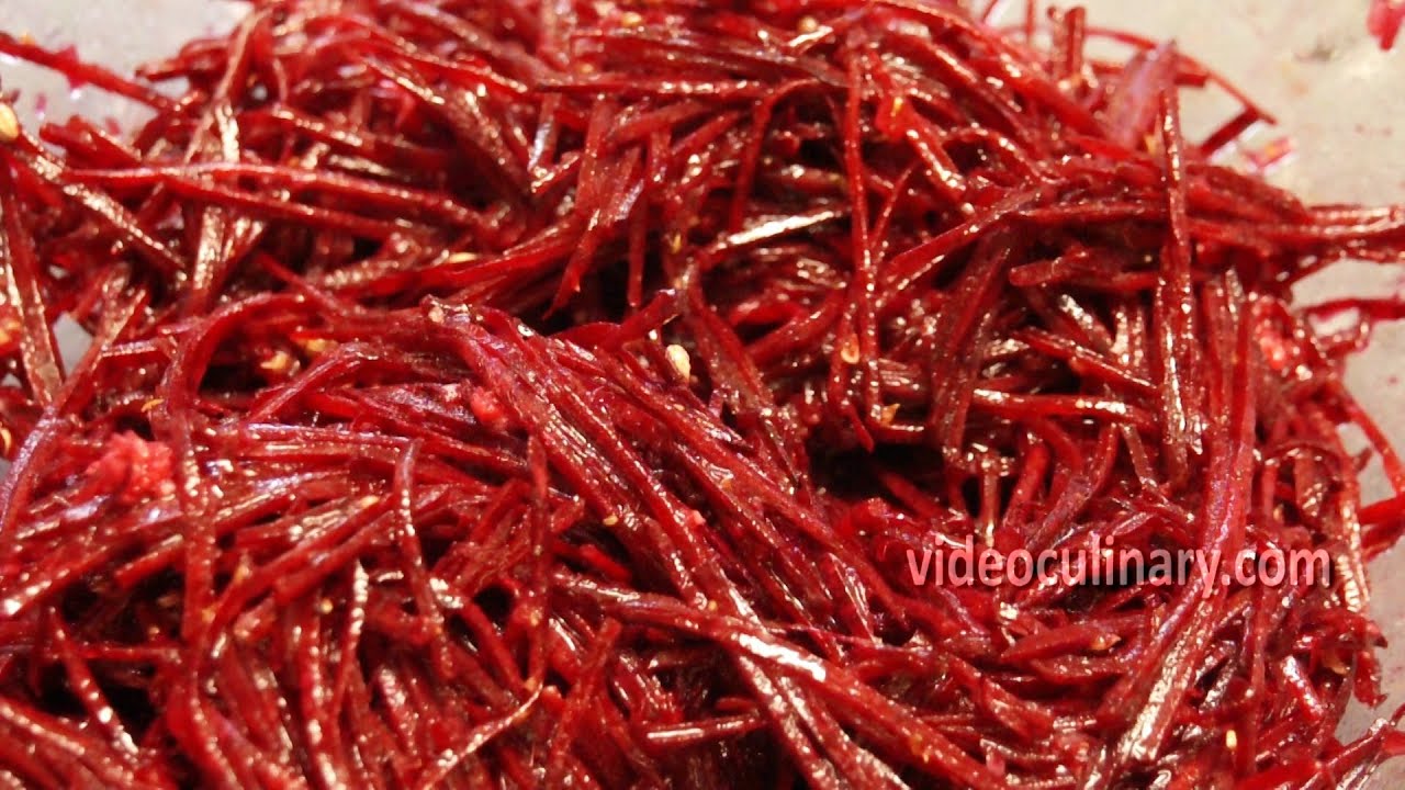 Raw Marinated Beet Salad (Korean-Russian Fusion) Recipe