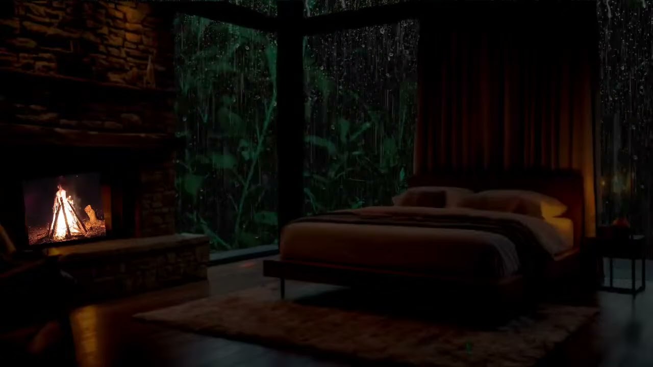 Heavy Rain Against the Window &ndash; Comforting Storm Sounds for Sleep & Focus