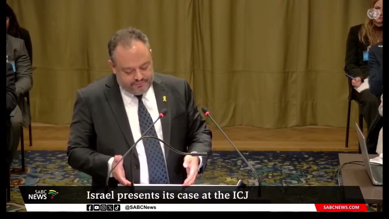 SA-Israel ICJ case | Tal Becker: Legal advisor to Israel’s department of foreign affairs