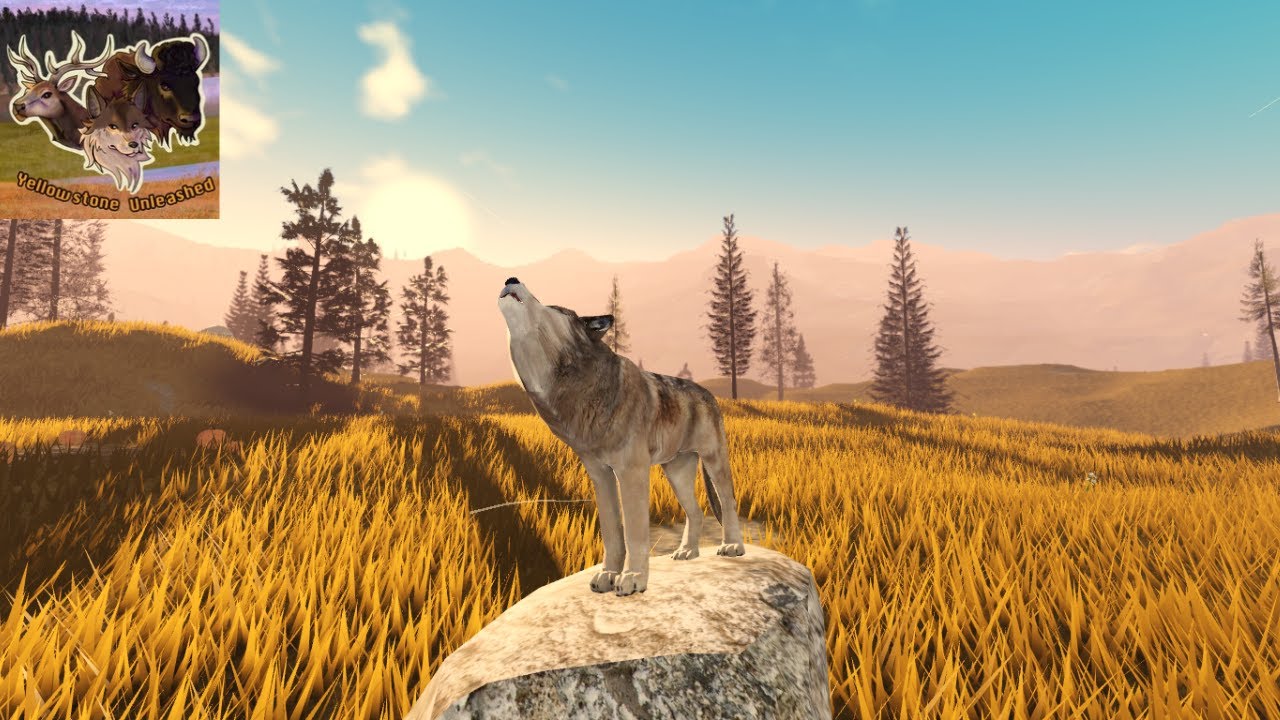 I Thought I Was Part Of The Pack In Yellow Stone Unleased  -  Roblox