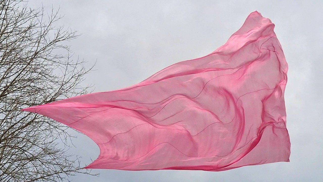Silk whispering through the wind