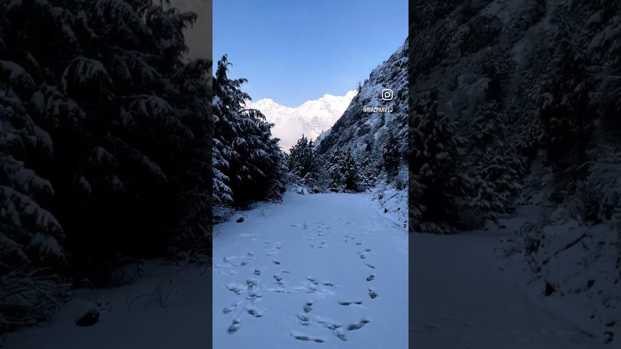 Sikkim snow road