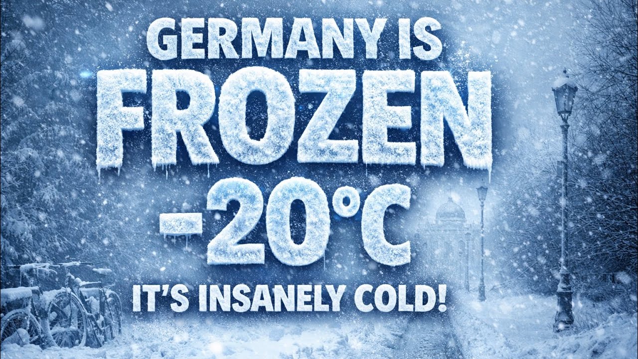 Germany at −20°C ❄️ | The Day the Streets Went Completely Silent🥶#FrozenGermany #extreme 