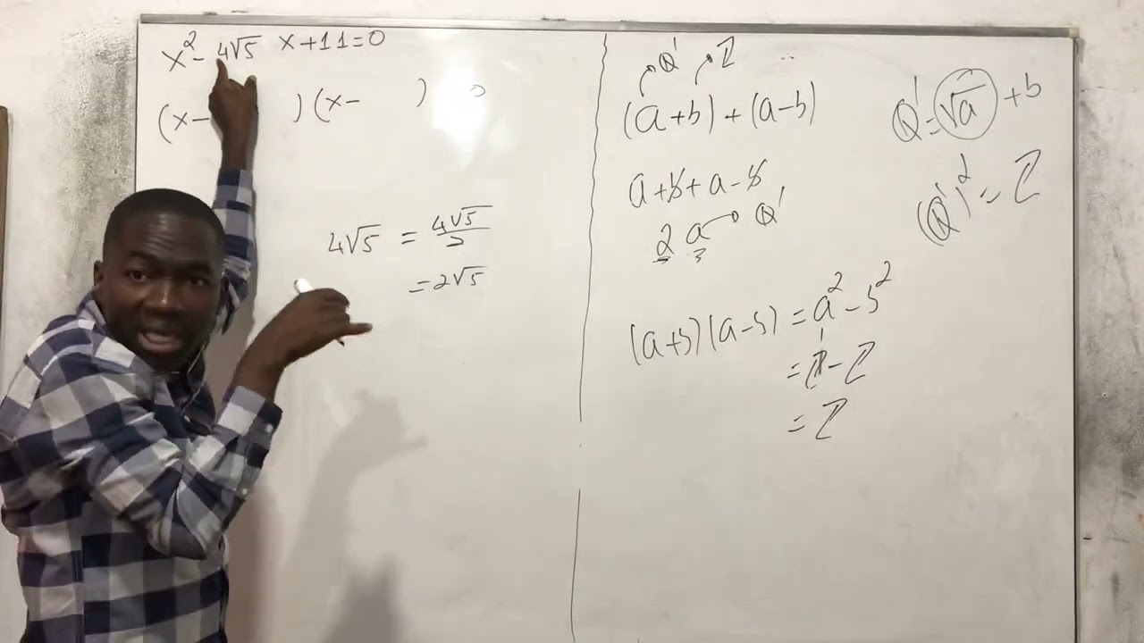 Equações Algébricas Método de Viet