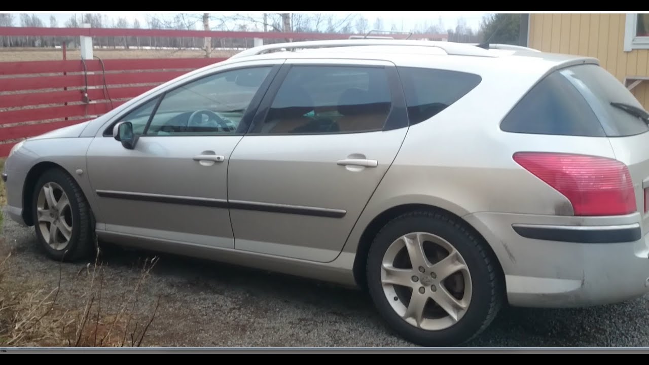 Peugeot 407 SW trunk won't open, microswitch is broken.