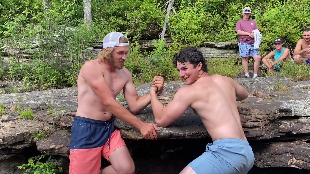 Arm wrestling random people